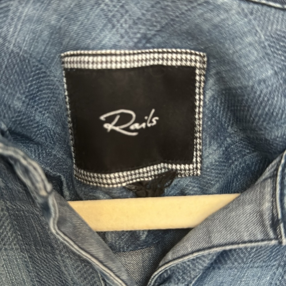 Rails Blue Button Down - Picture 2 of 7